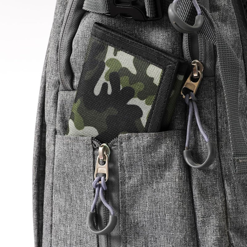 Nitort Kids Wallet RFID Trifold Strong Velcro Canvas School Coin Pocket with Zipper Lovely Novelty Card Holder for Sports Children Birthday Festival Gifts (2-Green Camouflage) - Image 5